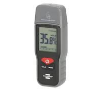 Brennenstuhl Medidor de Humedad FM-01 (Medidor de humedad para madera o materiales de construcción, medidor de humedad para madera con pantalla LCD, función Hold y apagado automático)