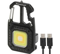 Brennenstuhl Mini Linterna LED MTL 600 A (Lámpara recargable de 600 lm, 7 modos de iluminación, llavero, abrebotellas, puntas y llaves para uso diario, emergencias o camping)