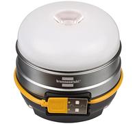 Brennenstuhl OLI 0300 A linterna de multifunción LED a batería recargable, con función Power Bank (350lm, luz exterior, iluminación hasta 70 horas, carga USB, IP44, accesorios de camping)