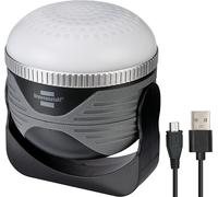 Brennenstuhl OLI 310 AB linterna multifunción LED a batería recargable con altavoz Bluetooth (350lm, lámpara portátil para camping, función Power Bank, iluminación hasta 54 horas, carga USB, IP44)