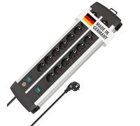 Brennenstuhl Regleta de enchufes Premium-ALU-Line 16 tomas 3 m 2 interruptores iluminados