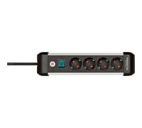 BRE 1391030400 - Regleta, 4 tomas, con interruptor y cable de 1,8 m