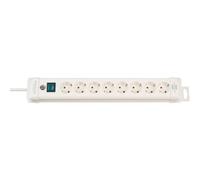 Regteta Premium-Line 8-tomas blanco 3m H05VV-F 3G1,5