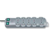 BRENNENSTUHL Primera Line Regleta 10 Enchufes, 2m Gris