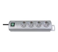 brennenstuhl Steckdosenl. 4-Fach Pl silber ACC NUEVO