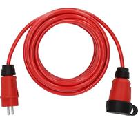 Brennenstuhl Profesional Cable de extensión VQ 1100 IP44 (Cable de 10 m H07BQ-F 3G1,5 en Rojo, Uso del Sitio de construcción y Uso Permanente al Aire Libre, Made in Germany)