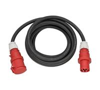 Brennenstuhl Professional Cable alargador CEE IP44 (Cable de 10m, Enchufe y Acoplamiento CEE, CEE 400V/63A, para Obras y Trabajo con Alta tensión, Fabricado en Alemania)
