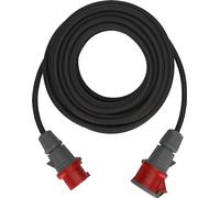 Brennenstuhl Professional Cable alargador de 25 m de Enchufe CEE 400V/16A (5 Polos, Conector CEE, para Uso en Exteriores, Comercio y Industria, Fabricado en Alemania) Negro
