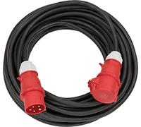 Brennenstuhl Professional Cable alargador de Enchufe CEE 400V/32A (Cable de 25 m, 5 Polos, Conector CEE, para Uso en Exteriores, Fabricado en Alemania) Negro