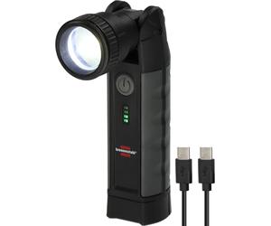 Brennenstuhl Professional Linterna LED recargable TL 1000 ACW (Linterna de taller de 1000lm con una duración máxima de luz de 12h, imán, batería recambiable, Wireless Charging, in able USB C)
