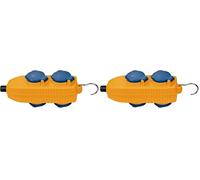 Brennenstuhl Regleta 1081070010 de Brennenstuhl, 230 V / 16 A, Impermeable IP54, 4 Tomas (Paquete de 2)