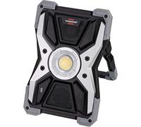 Brennenstuhl Rufus Foco LED a batería Recargable de 30 W con Altavoces Bluetooth (3000 LM, luz de Trabajo Profesional, lámpara portátil, Regulable, Altavoz de Obras, Carcasa Resistente, IP65)