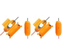 Brennenstuhl Safe-Box BIG IP44 / caja protectora para cables alargadores (cápsula protectora para cables de exterior) amarillo (Paquete de 2)