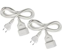 Brennenstuhl Set de 2 Cables alargadores de plástico