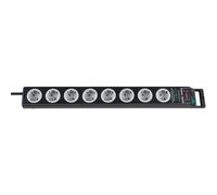 Brennenstuhl Super-Solid Regleta de Enchufes con 8 Tomas y Protección Sobretensiones 2.5m Negro/Gris