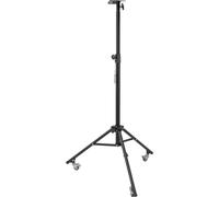 Brennenstuhl Trípode telescópico con rodillos MT 180 / Trípode para focos LED (altura flexible hasta 180cm, pies desplegables, puede utilizarse con o sin ruedas, incluye soporte y juego de tornillos)
