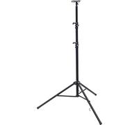 Brennenstuhl Trípode telescópico de construcción ST 302 para focos de Trabajo con Mecanismo de Descenso automático (Altura Regulable de 1,24m a 3m, máx. 20kg, con travesaño, 3 Tubos de Soporte)