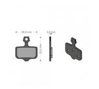 BRENTA CICLO E-Bike Compound Brake Pads for SystemELIXIR