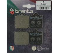 Brenta Pastillas freno organiche Moto para Aprilia RSV 1000 Factory, RSV 1000 Mille negro