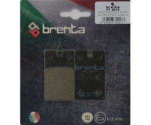 Brenta Pastillas freno organiche Moto para Benelli Devil 50, Master 4 50, Beta Alp 50