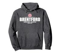 Brentford Greater London England Sudadera con Capucha, Unisex para Adultos, Jaspeado Oscuro, L
