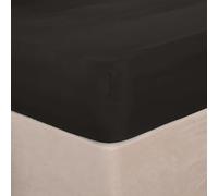 Brentfords Sábanas de Cama Individual, Color Gris, sábana Bajera Ajustable de fácil Cuidado, Resistente a la decoloración, Ultra Suave, sábana Bajera de Microfibra, tamaño Individual, Color Gris