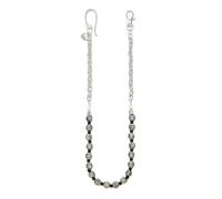 BRERA 67 - Cadena pantalon hombre con piedras en cerámica, para hacer llaveros, mosqueton llavero moto, cadena hombre, cartera llavero para hombre, accesorios rock y punk moteros