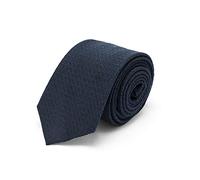 BRERA 67 elegante Corbatas de Hombre de lana y seda azul oscuro, Corbata 148x8 para trajes de hombre para boda, Accesorios Hombre elegante