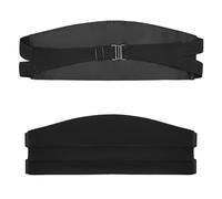 BRERA 67 fajin smoking hombre ajustable en satén de seda negro, faja esmoquin hombre, cinturon para traje elegante hecho a mano en Italia