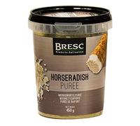 Bresc Mezcla de puré de rábanos marinos - 3 x 450 g - puré vegano de rábano, ideal para aplicaciones frías para ensaladas de pescado, auténtica cocina eslava, listo para la cocina