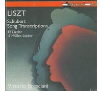 BRESCIANI VITTORIO (piano) - Trascrizioni per piano di lieder di Schubert 12 lieder (1838) 6 mullerlieder (1847)