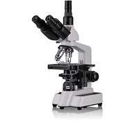 Bresser 5723100 Researcher Trino 40-1000x Microscopio, Negro/ Blanco