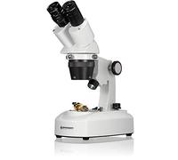 Bresser 5803100 Researcher ICD LED 20x-80x Microscopio, blanco