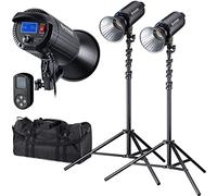 Bresser BR 150S Kit Doble COB LED 2 x 150 W con reflectores y trípodes