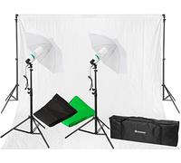 BRESSER BR-2116 Set ILUMINACION LUZ Diurna Y Fondos Estudio