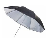 BRESSER BR-BS110 Paraguas Reflector Negro/Plata 110cm
