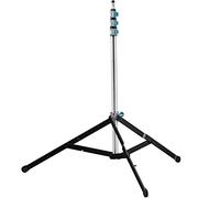 Bresser BR-LS310 Pro F004343 - Trípode para lámpara (Aluminio, Altura Regulable de 98,5 a 310 cm, con suspensión de Aire y Adaptador de Espiga)