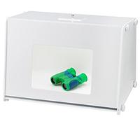 Bresser BR-PH40 Caja de Fotografía + Luz 40x30x29cm | 5.500 K, 5.000 lux, paredes difusoras reducen reflejos, aberturas superior y frontal, 3 fondos de color incluidos