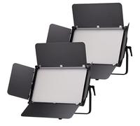 Bresser BR S150B Pro Kit Doble con 2 Paneles LED Bicolor de 150 W