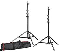 2 soportes de luz BR-TP240 Pro de 240 cm de Bresser + funda