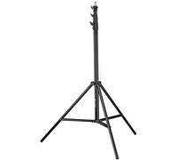 Bresser BR-TP280 Pie de luz 280cm | Altura regulable de 120 a 280 cm, plegado 98 cm, peso 1,9 kg, piezas metálicas, adaptador spigot de 1/4 y 3/8 pulgada
