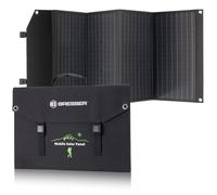 Bresser cargador solar de 120 w con 1 cc y 3 puertos usb-a, incluye co