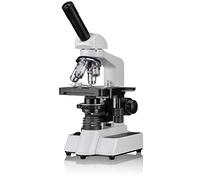 Bresser Erudit DLX 40-1000x Microscopio | Luz transmitida, 4 objetivos acromáticos, Platina mecánica, Condensador Abbe, Diafragma iris, Enfoque fino, Aceite