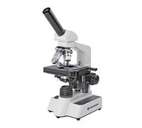 Bresser Erudit DLX 40-600x Microscopio | Luz transmitida, 4 objetivos acromáticos, Platina mecánica, Condensador Abbe, Diafragma iris, Enfoque macro y fino