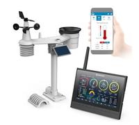 BRESSER Estación Meteorológica HD WiFi MeteoChamp 9 en 1