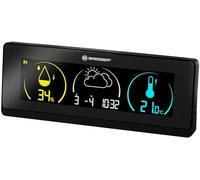 Bresser Estación meteorológica inalámbrica con sensor exterior Temeo Life con pantalla a color, moho, alerta de heladas y calor, tendencia meteorológica