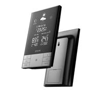 Bresser Estación Meteorológica Reloj Digital NDV Antracita