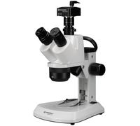 BRESSER Estéreo Microscopio Trinocular Analyth STR 10x-40x con Cámara MikroCam SF Full-HD