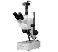 BRESSER Estereomicroscopio ICD Advance Zoom 10x-160x con Cámara Microscopio MikroCam SF UHD
