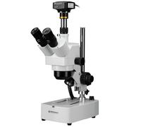 BRESSER Estereomicroscopio ICD Advance Zoom 10x-160x con Cámara Microscopio MikroCamII 20MP 1''